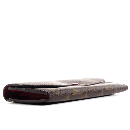 Louis Vuitton Monogram Emilie Wallet Rouge 4 of 8