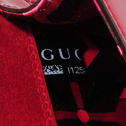 Gucci Patent Romy Clutch Red 6 of 9