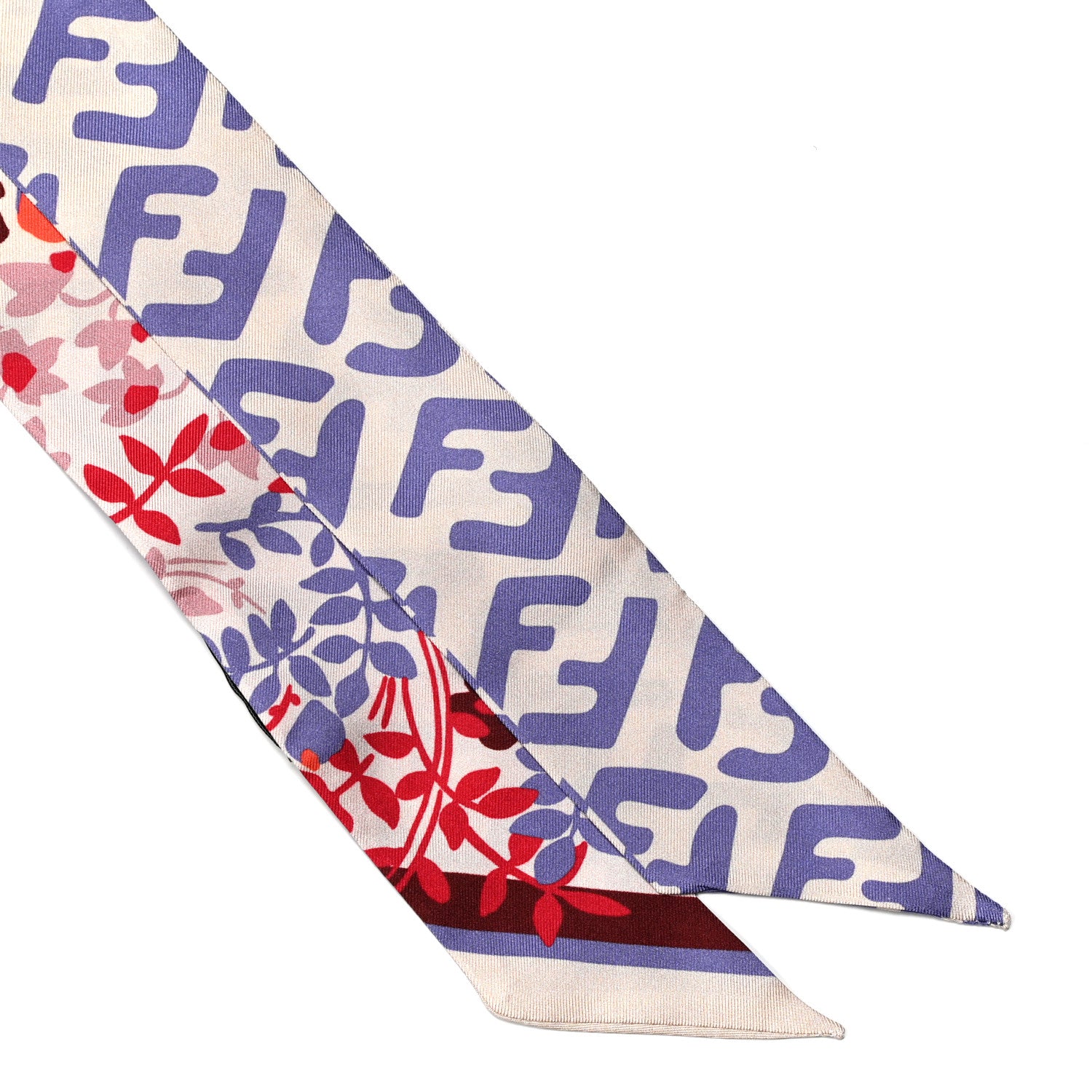 Fendi Silk FF Bandeau White Multicolor 3 of 4