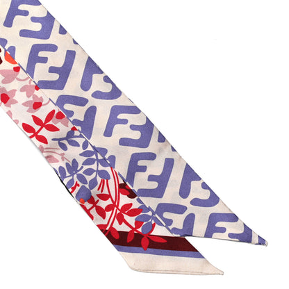 Fendi Silk FF Bandeau White Multicolor 3 of 4