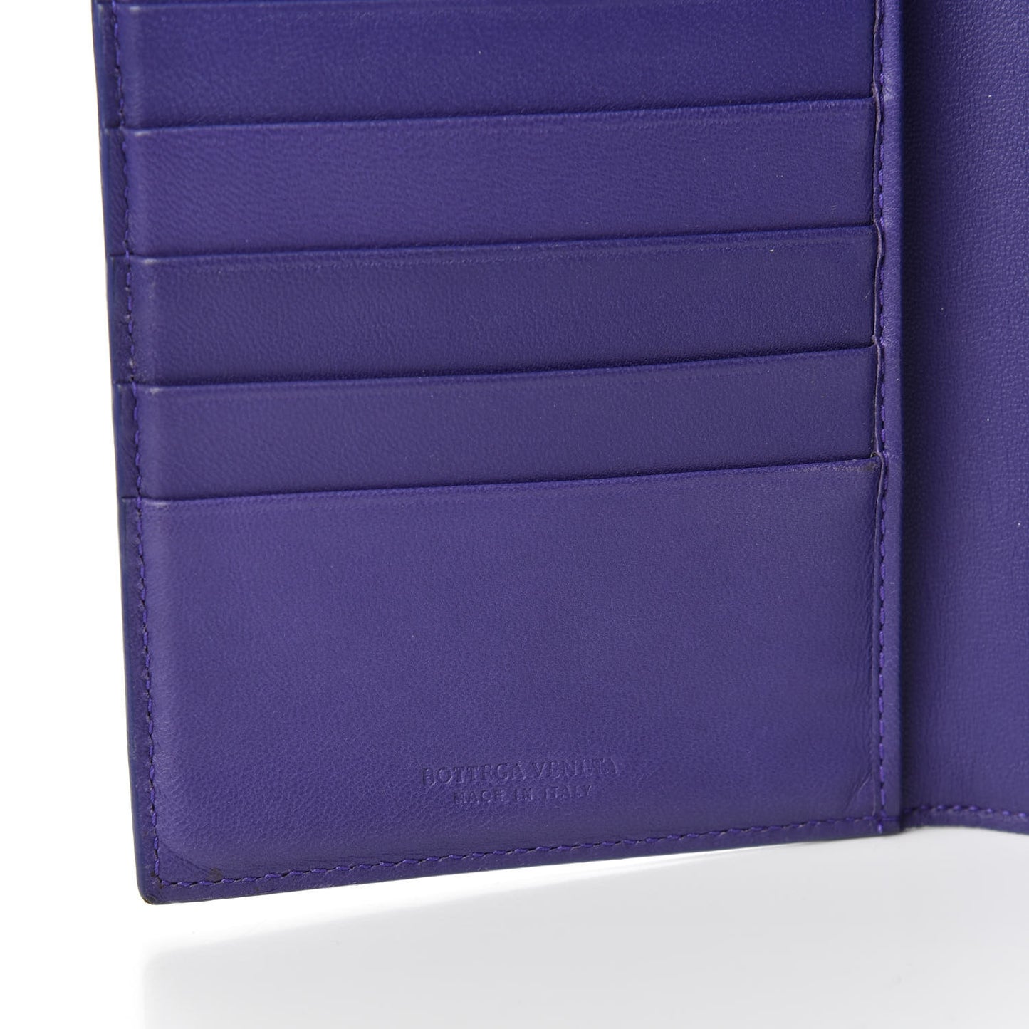 Nappa Intrecciato Continental Snap Wallet Anemone