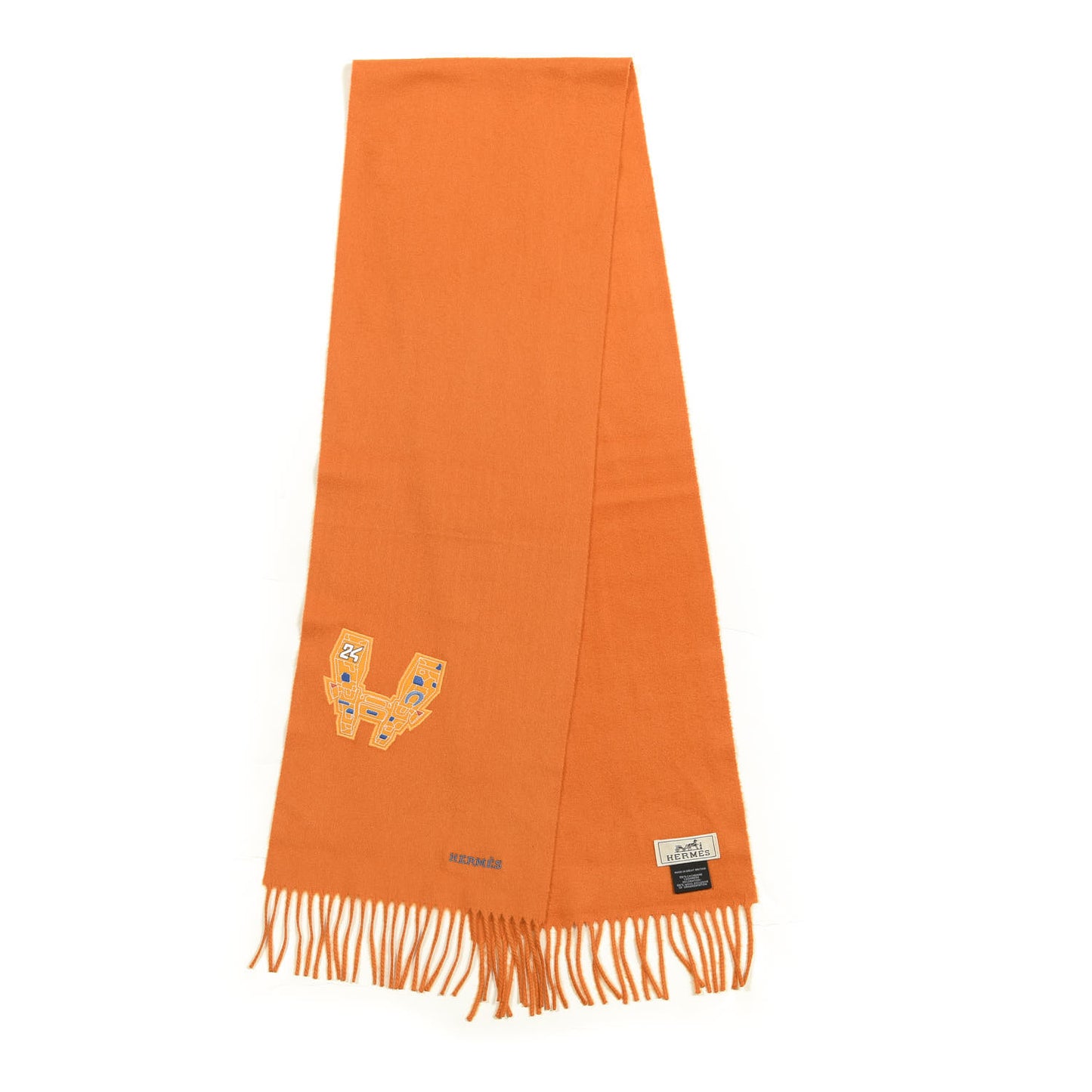 Cashmere Space University Muffler Orange