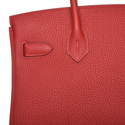 Hermes Togo Birkin 30 Rouge Garance 31 of 34