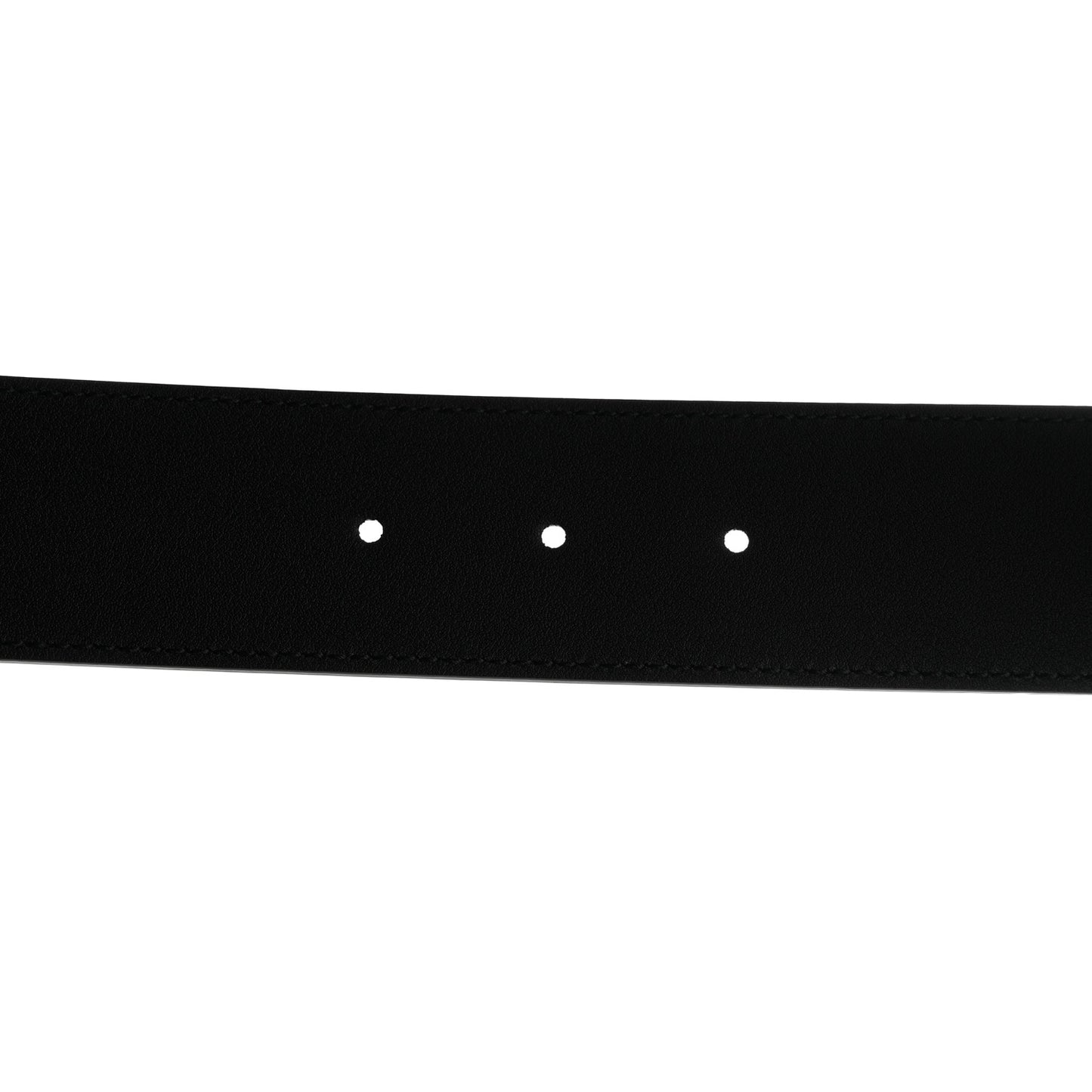 Calfskin Crystal Double G 40mm Belt Black