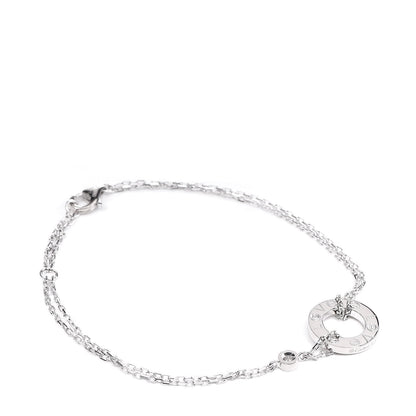 Cartier 18K White Gold Diamond LOVE Bracelet 1 of 6