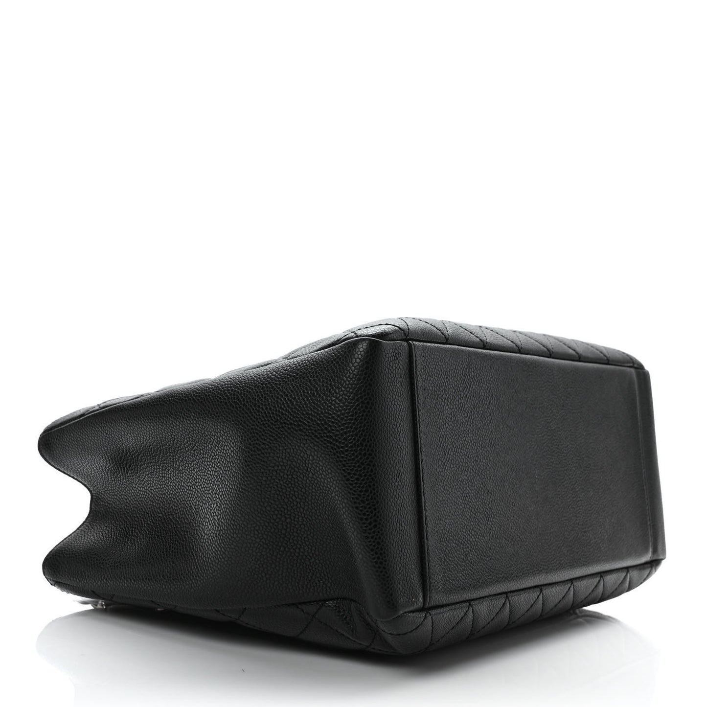 Caviar Quilted Grand Shopping Tote GST Black