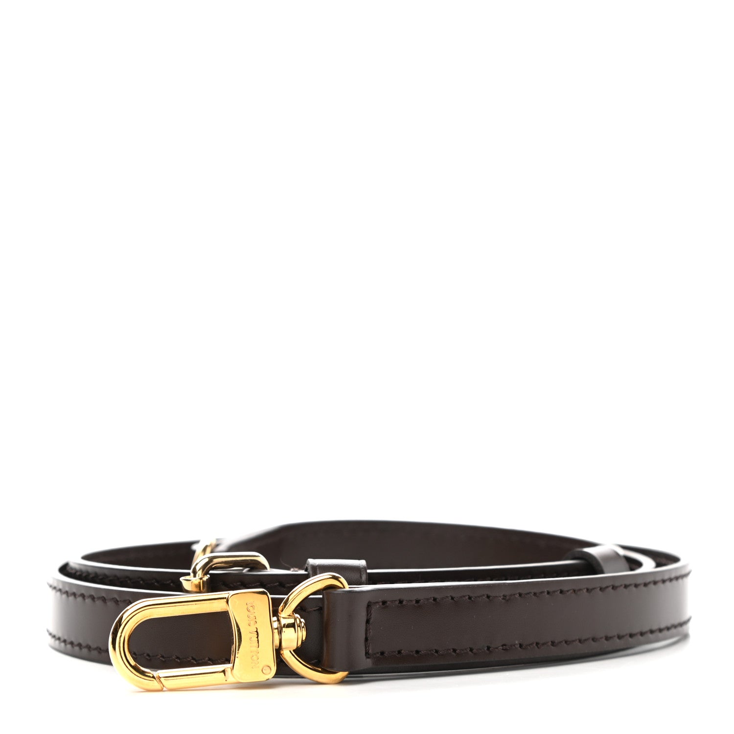 Louis Vuitton Calfskin Adjustable Shoulder Strap Brown 1 of 4