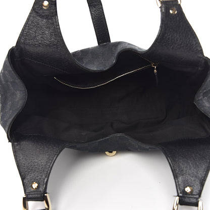 Gucci Monogram Calfskin Large Bardot Tote Black 5 of 24