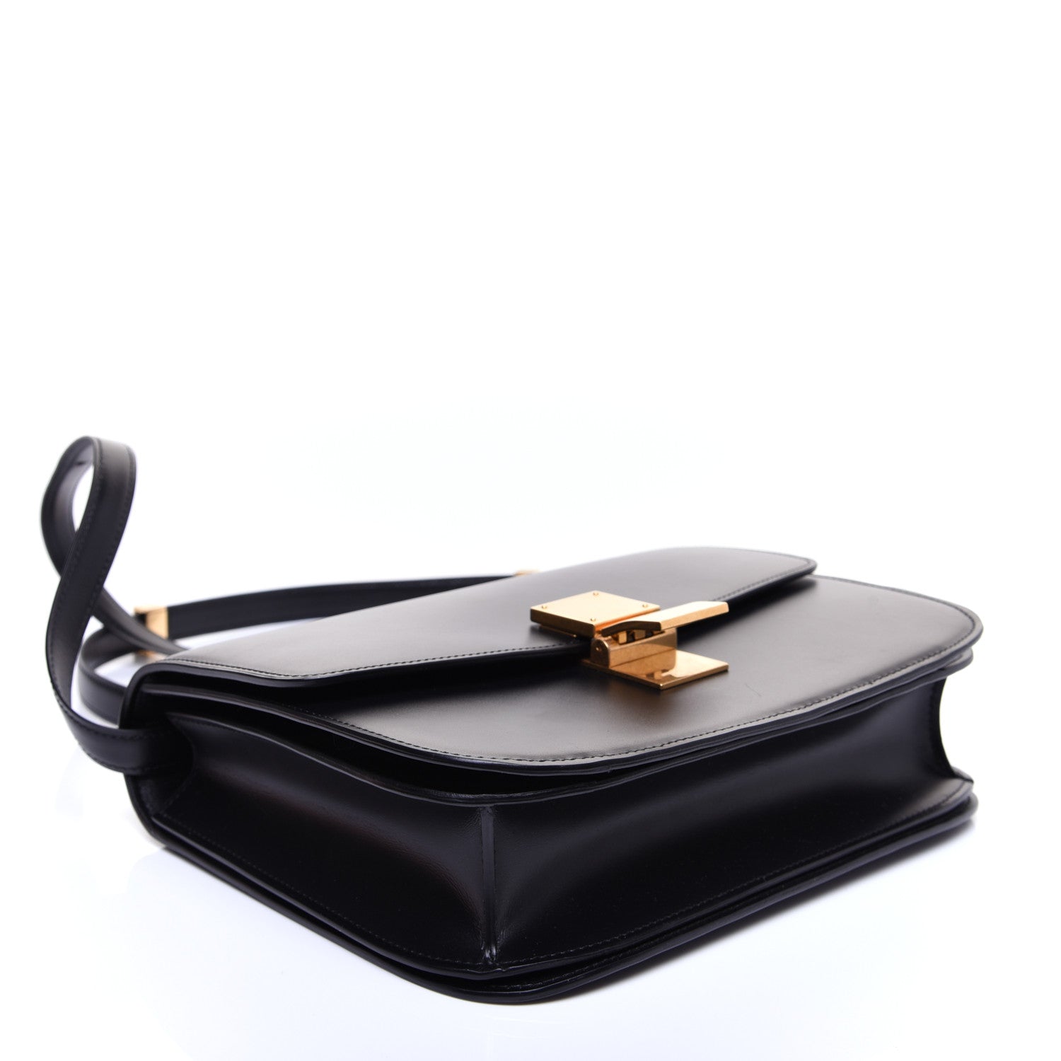 Celine Box Calfskin Medium Classic Box Flap Black 4 of 12