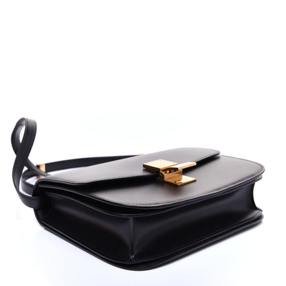 Celine Box Calfskin Medium Classic Box Flap Black 4 of 12