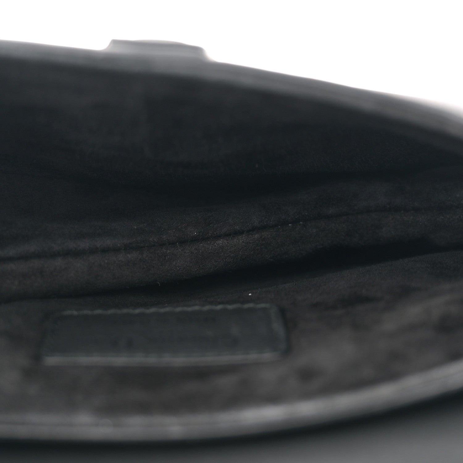 Christian Dior Ultra Matte Calfskin Mini Saddle Bag Black 5 of 12