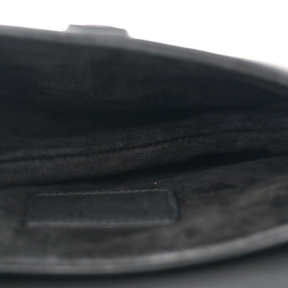Christian Dior Ultra Matte Calfskin Mini Saddle Bag Black 5 of 12