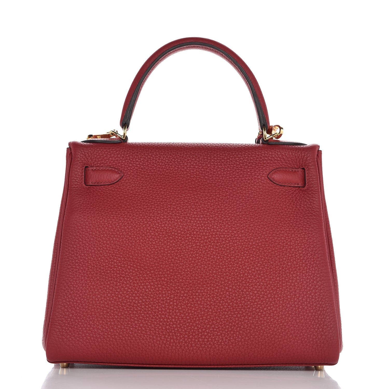 Hermes Togo Kelly Retourne 28 Rouge Grenat 6 of 37