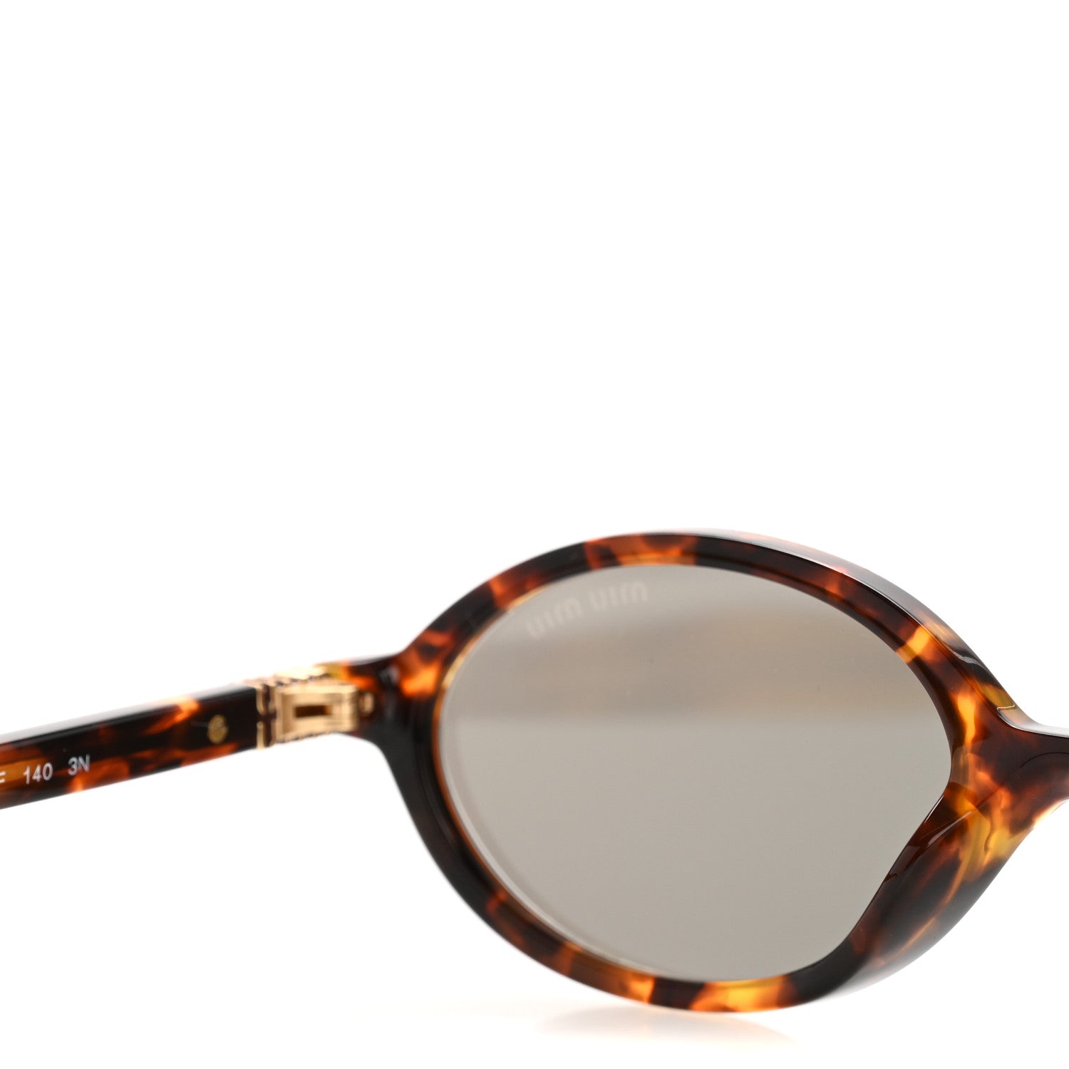 Miu Miu Acetate Oval Regard Sunglasses SMU04Z Tortoise 6 of 9
