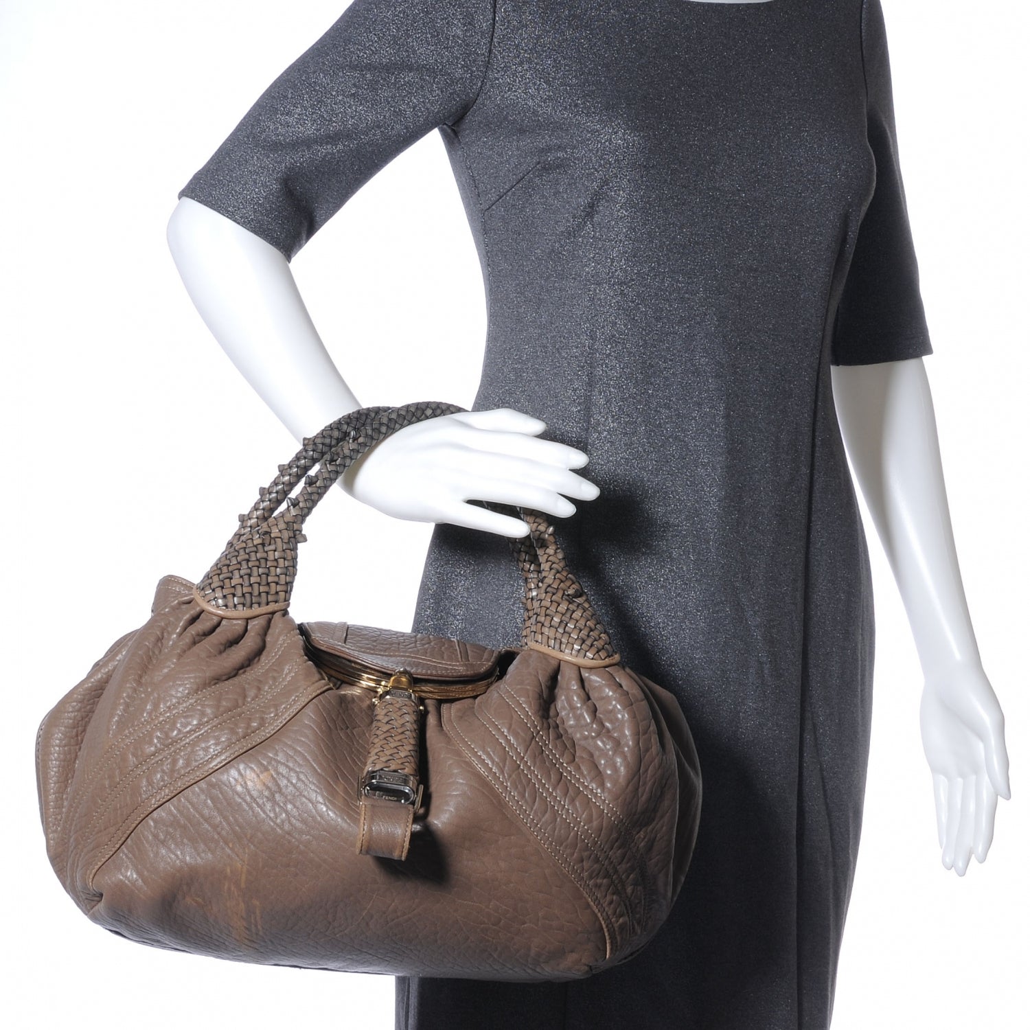 Fendi Nappa Spy Taupe 2 of 11