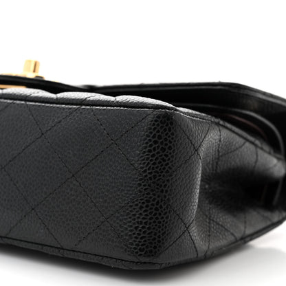 Chanel Caviar Quilted Small Double Flap Black 10 of 11