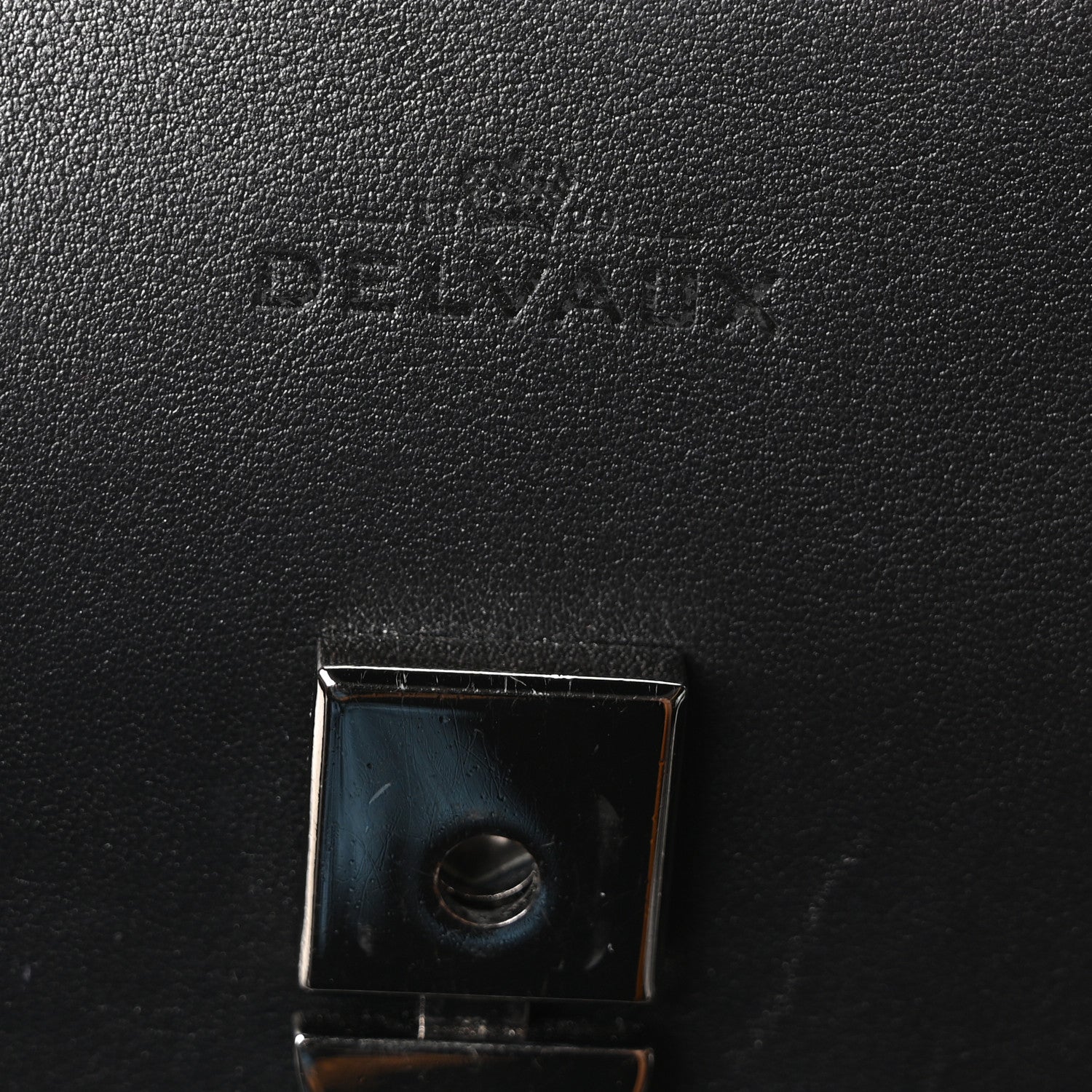 Delvaux Calfskin MM Tempete Satchel Black 7 of 11