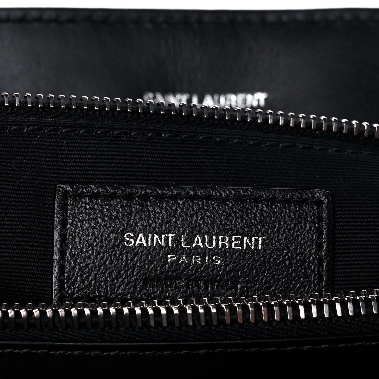 Saint Laurent Calfskin Y Quilted Monogram Large Loulou Chain Satchel Black 6 of 11