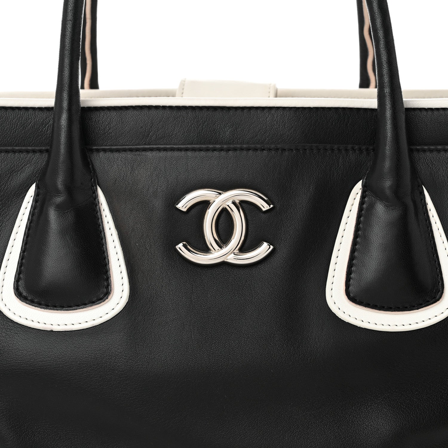 Chanel Lambskin Executive Cerf Shopper Tote Black 8 of 11