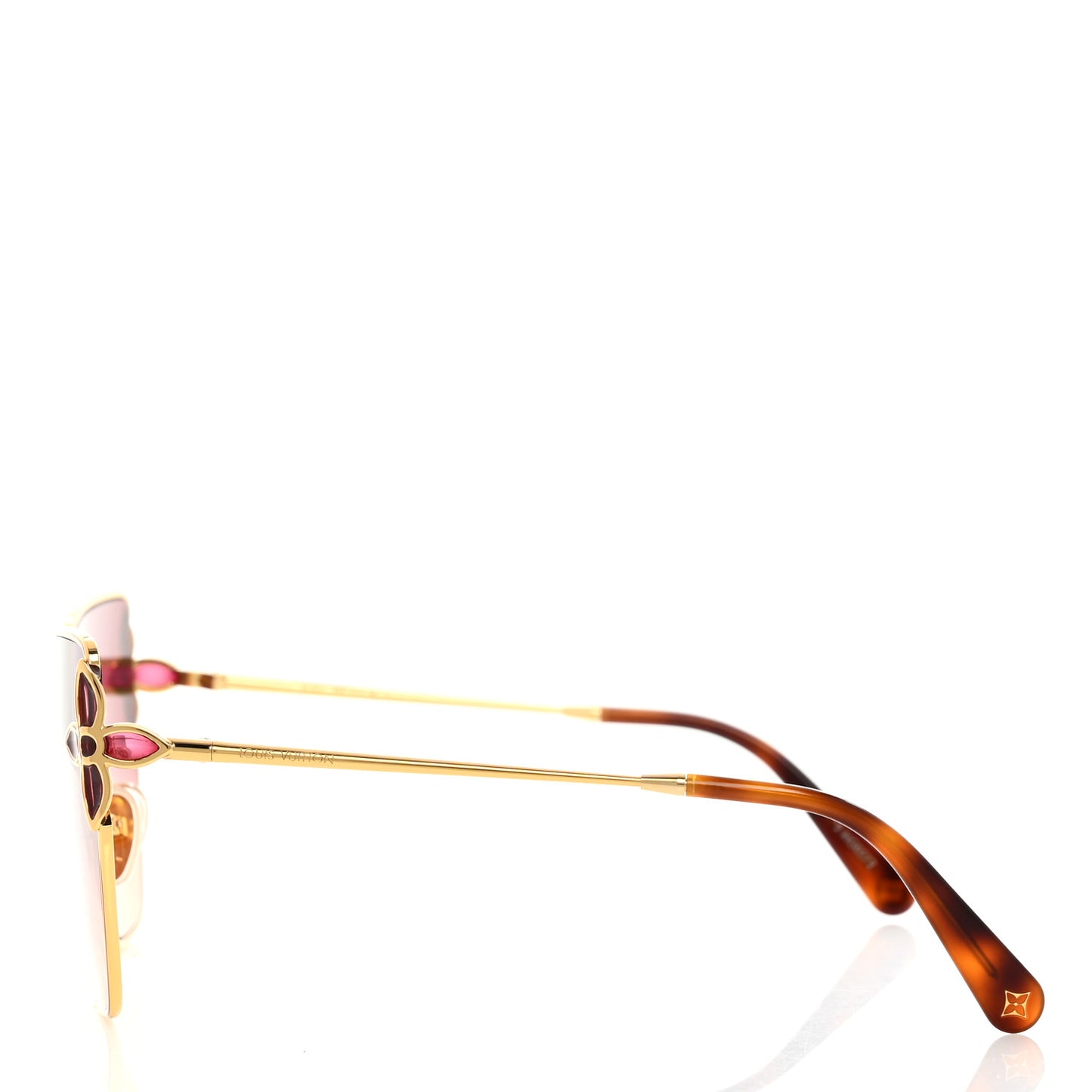 Metal Petal Sunglasses Z1628U Gradient Pink Monogram