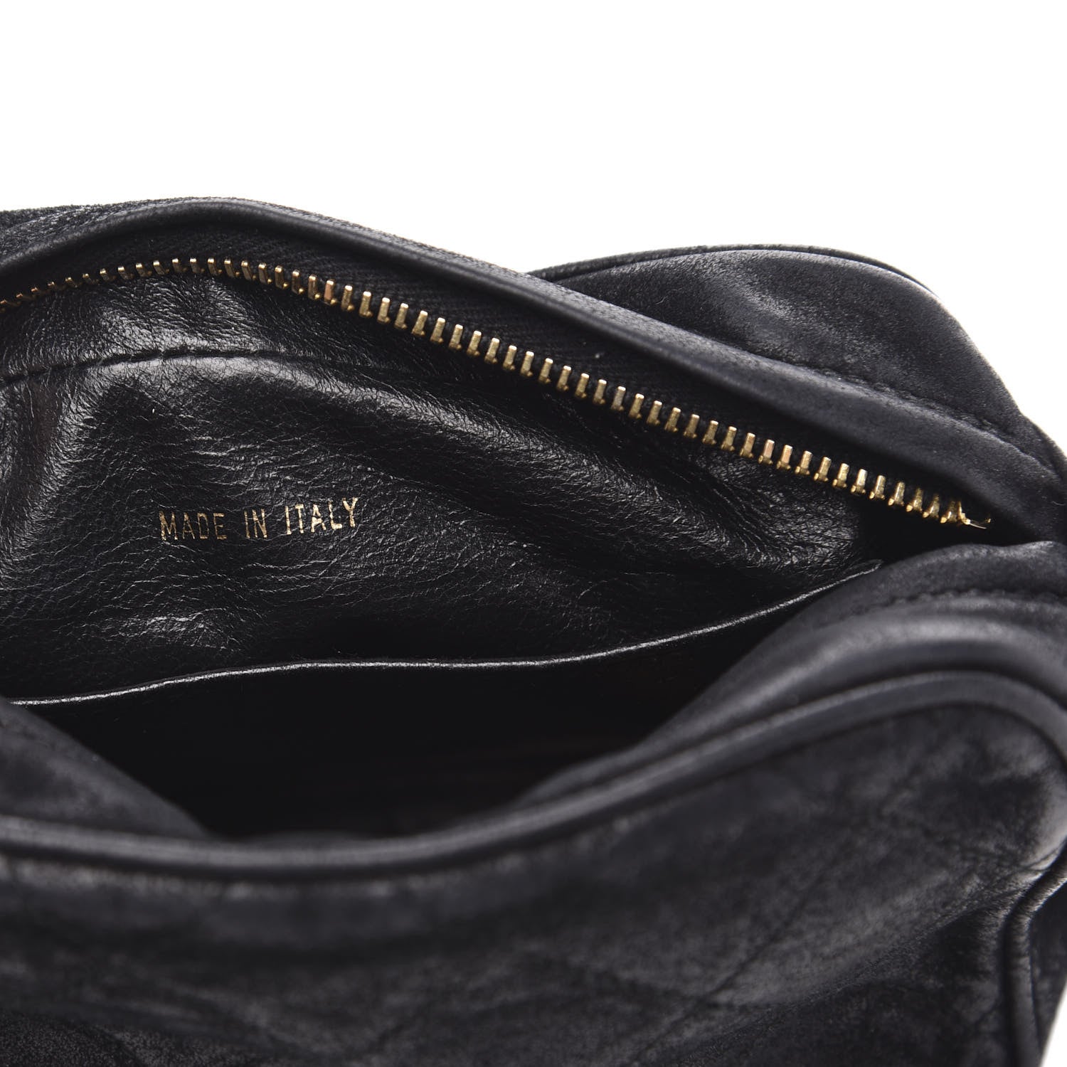 Chanel Suede Quilted Camera Case Crossbody Bag Black 7 of 16