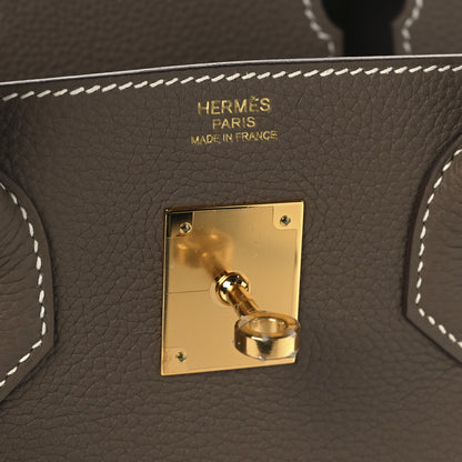 Hermes Togo Birkin 30 Etoupe 6 of 13