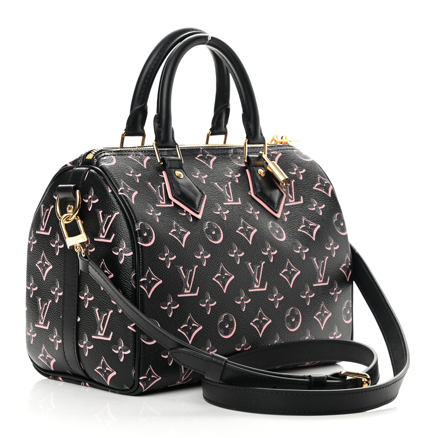 Monogram Fall for You Speedy Bandouliere 25 Black