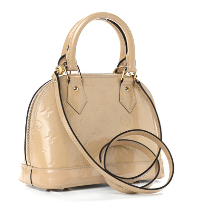 Louis Vuitton Vernis Alma BB Dune 3 of 9