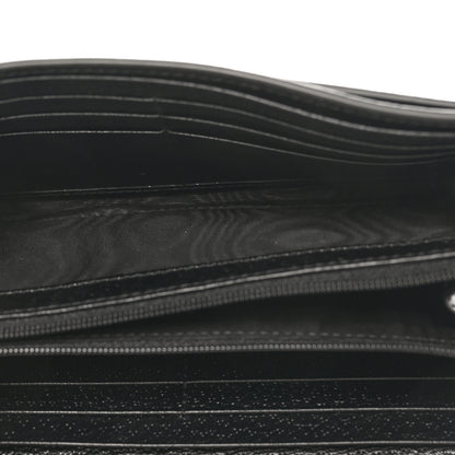 Gucci Calfskin Web Ophidia Continental Wallet Black 6 of 9