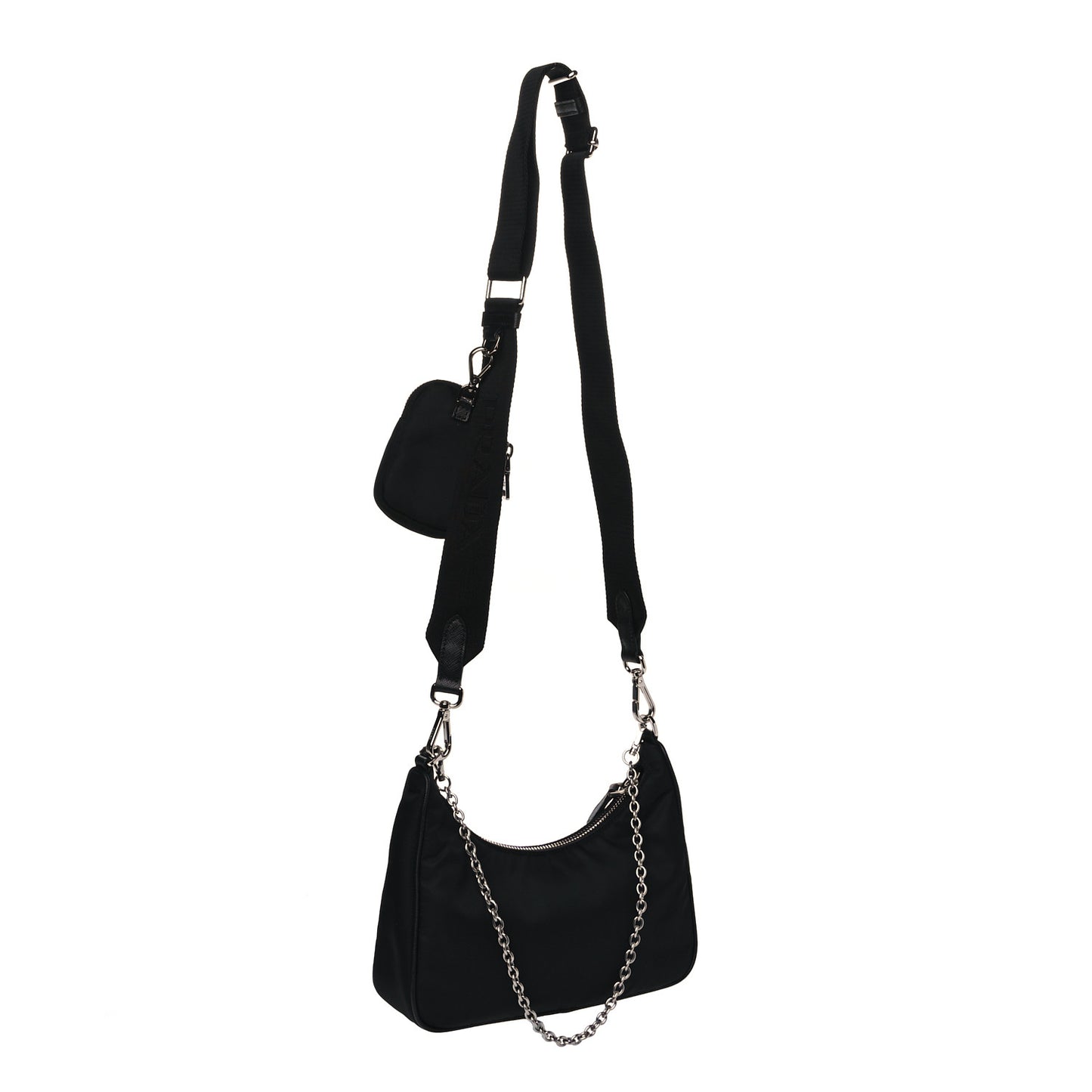 Nylon Re-Edition 2005 Shoulder Bag Black