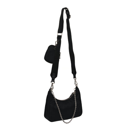 Prada Nylon Re-Edition 2005 Shoulder Bag Black 2 of 8
