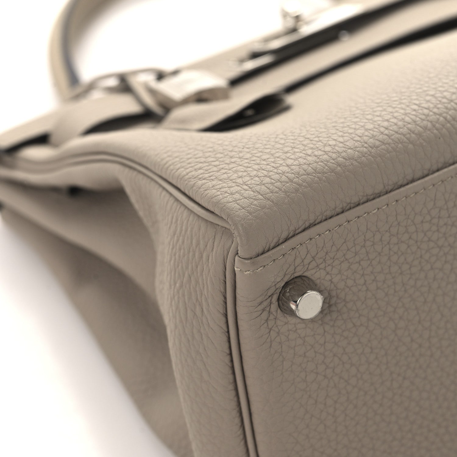 Hermes Togo Kelly Retourne 28 Gris Tourterelle 9 of 13