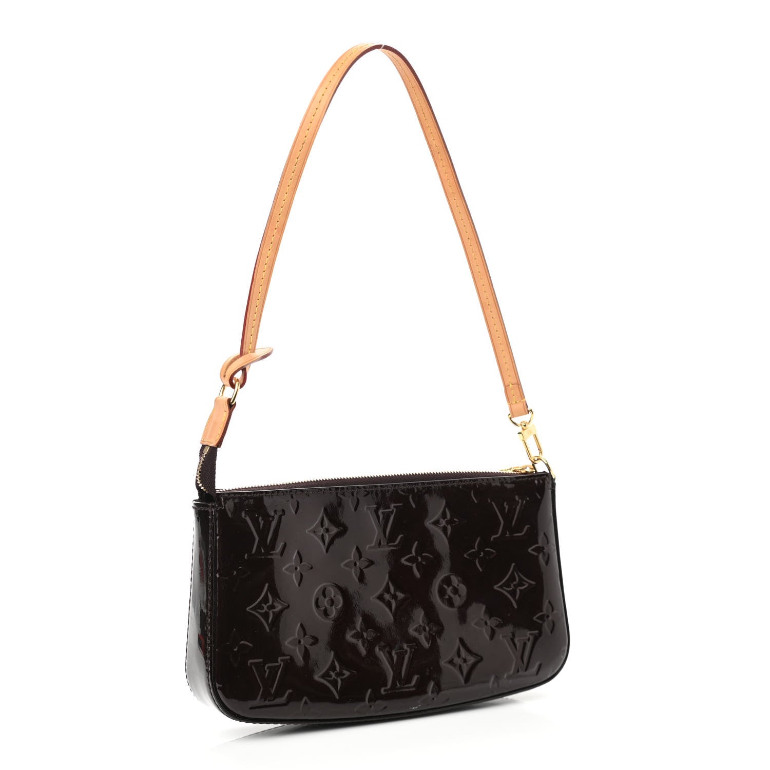 Louis Vuitton Vernis Pochette Accessories NM Amarante 3 of 11