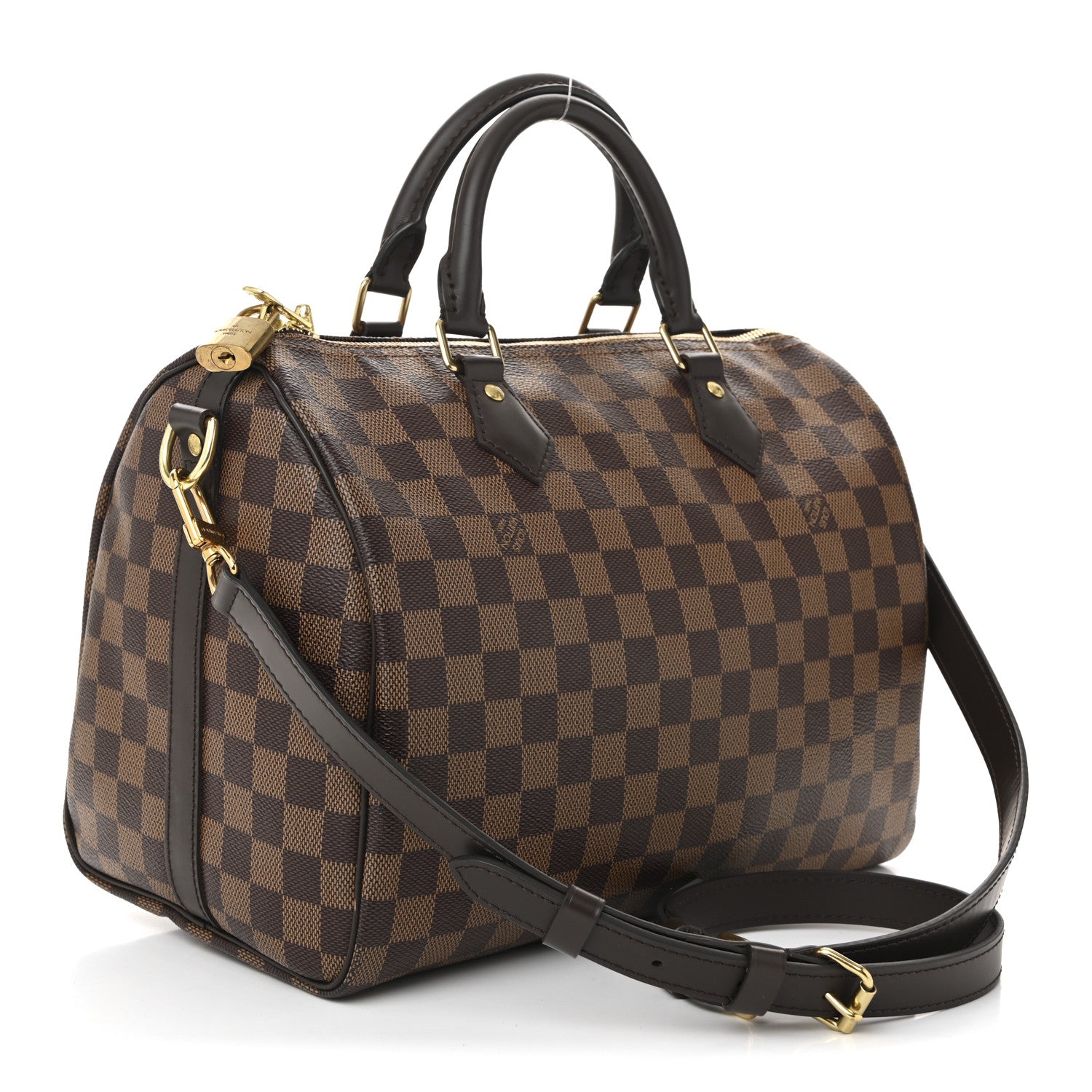 Louis Vuitton Damier Ebene Speedy Bandouliere 30 3 of 10