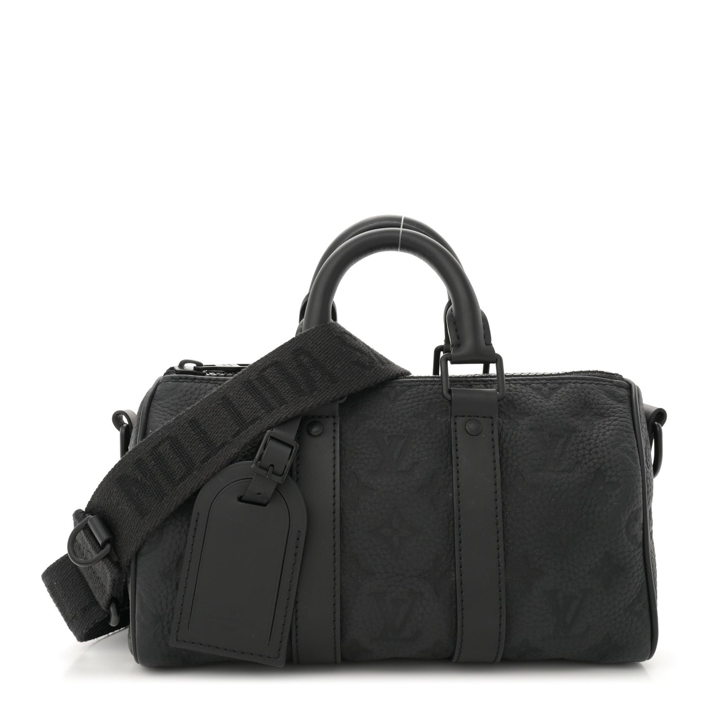 Monogram Taurillon Keepall Bandouliere 25 Black