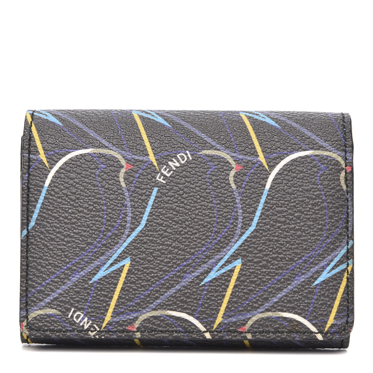 Vitello Elite QuTweet Card Holder Asfalto Multicolor