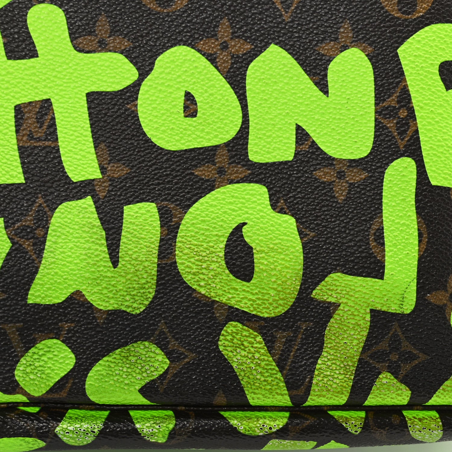 Louis Vuitton Monogram Graffiti Neverfull GM Green 10 of 10