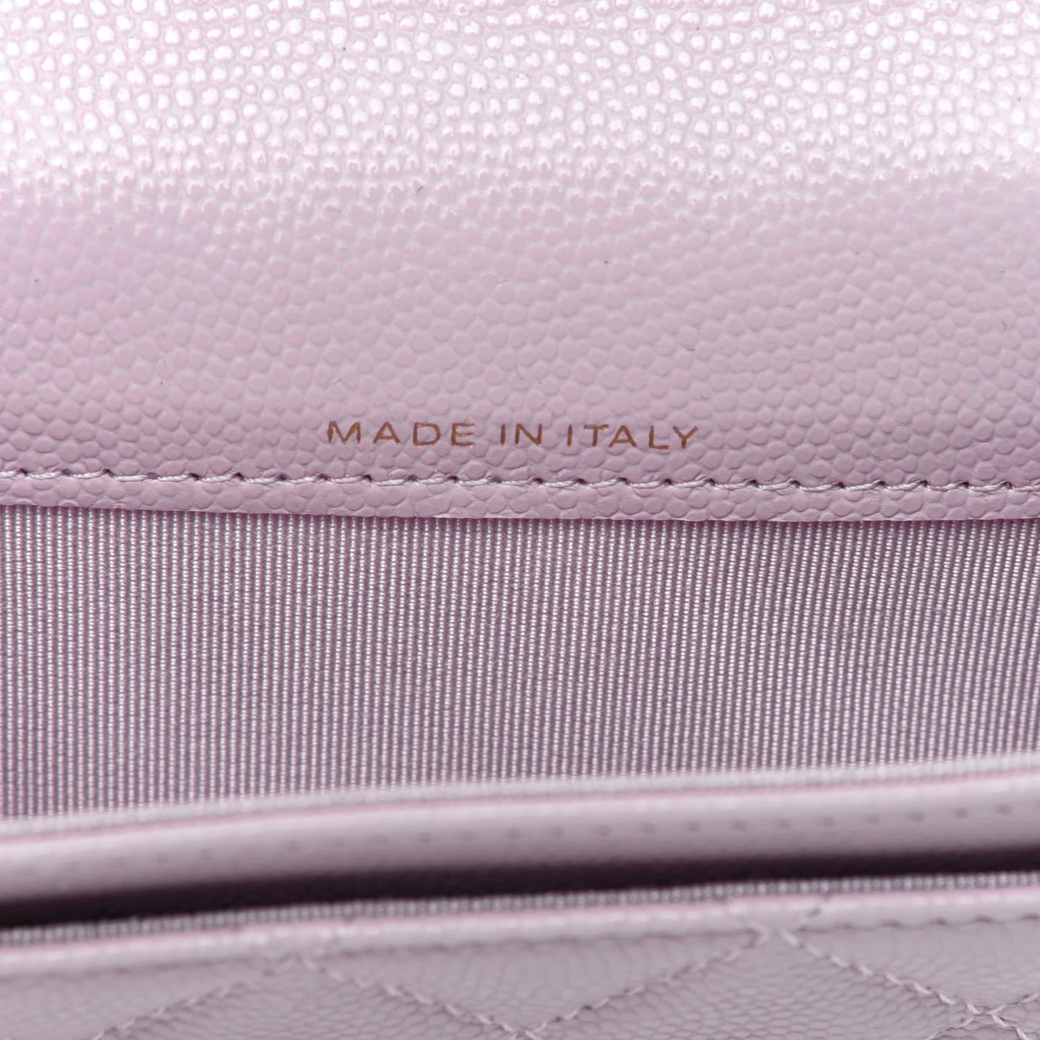 Chanel Caviar Quilted Flap Card Holder Wallet Light Pink 6 of 11