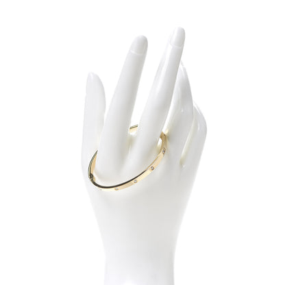 Cartier 18K Yellow Gold 10 Diamond Small LOVE Bracelet 16 2 of 8