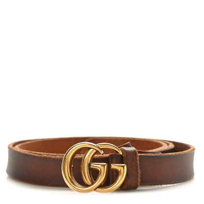 Gucci Faded Calfskin Double G 20mm Belt 75 30 Cuir 1 of 5