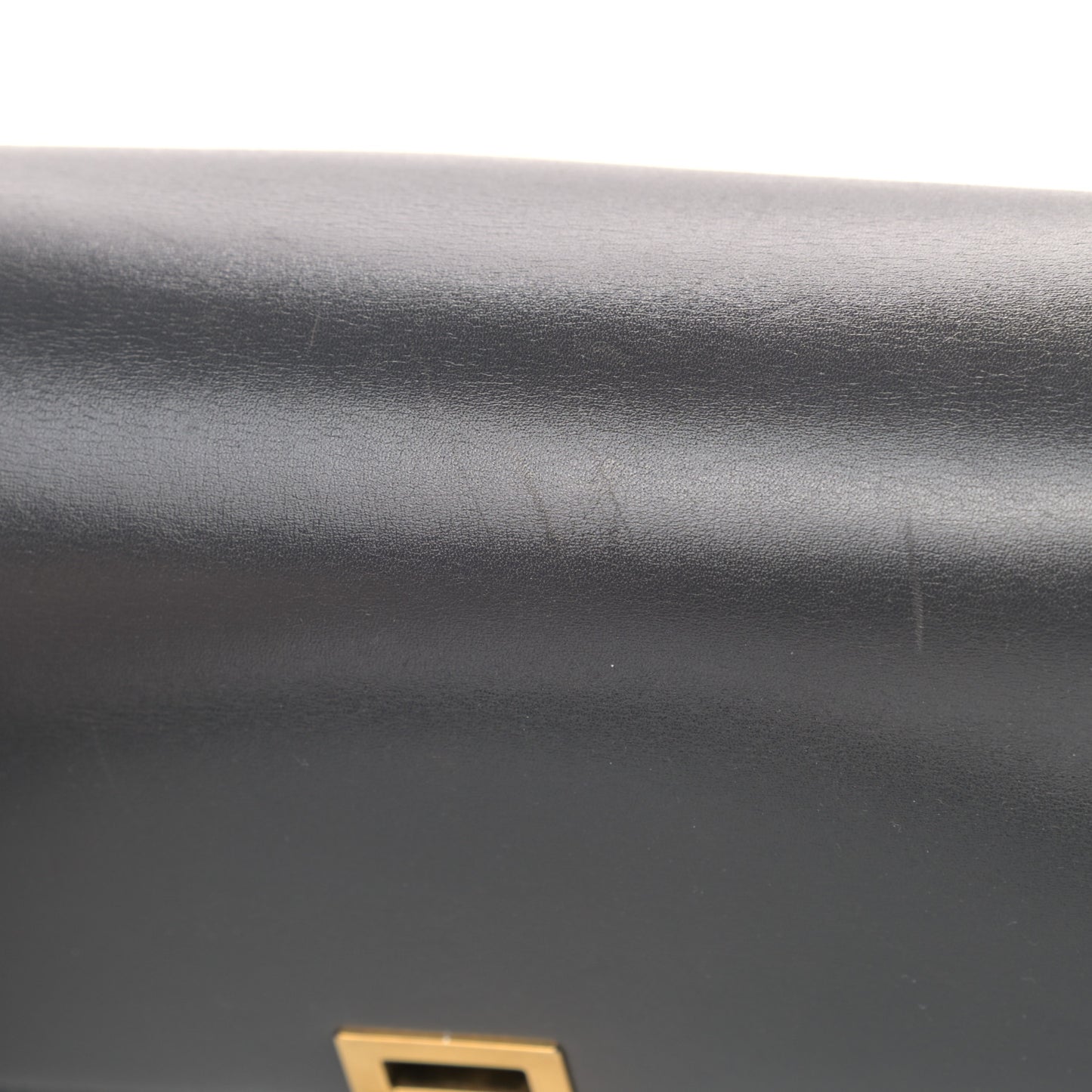 Box Calfskin Medium Classic Box Flap Bag Anthracite