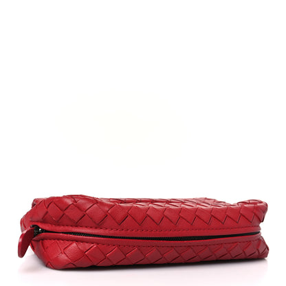 Bottega Veneta Nappa Intrecciato Small Chain Crossbody Red 4 of 11
