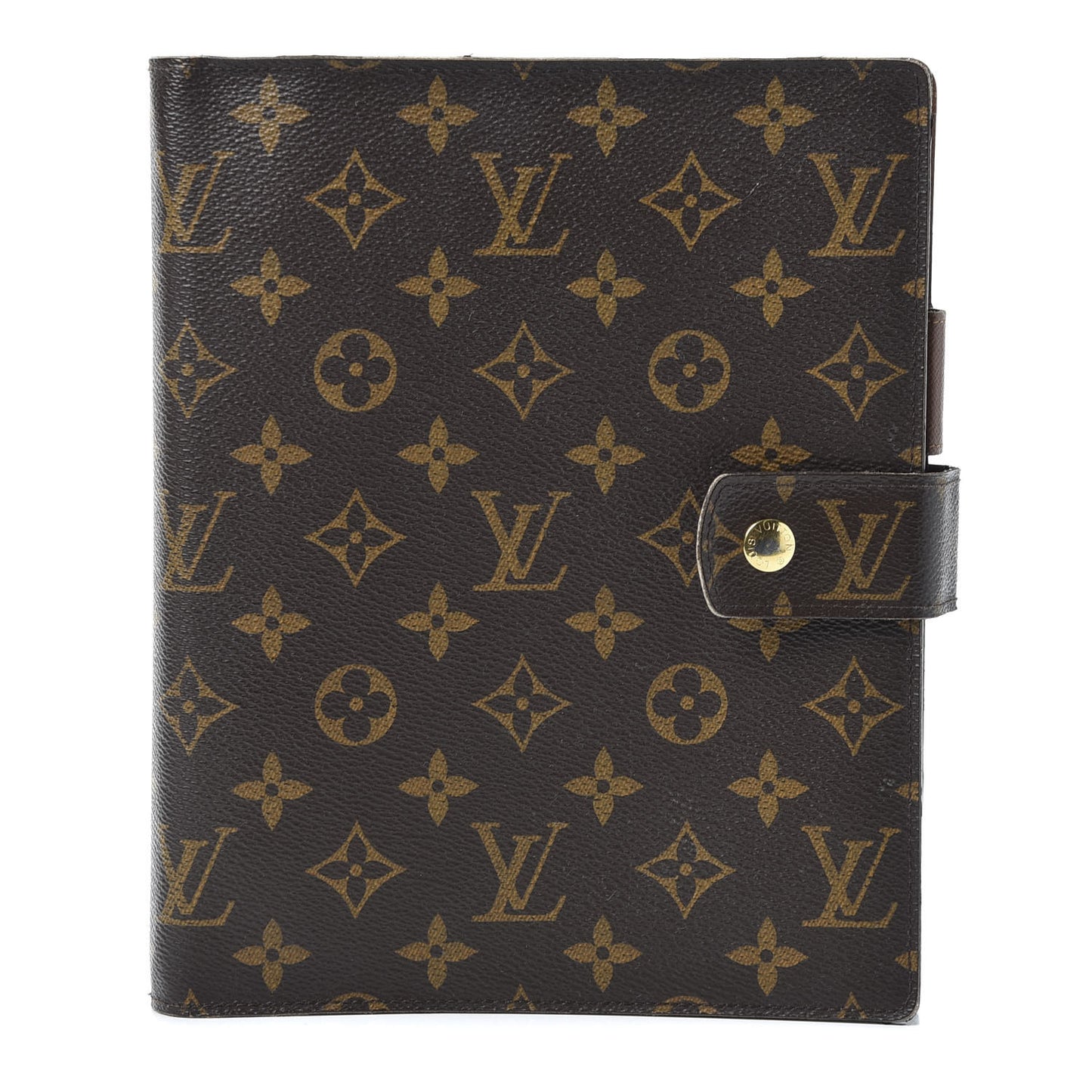 Monogram Large Ring Agenda Cover