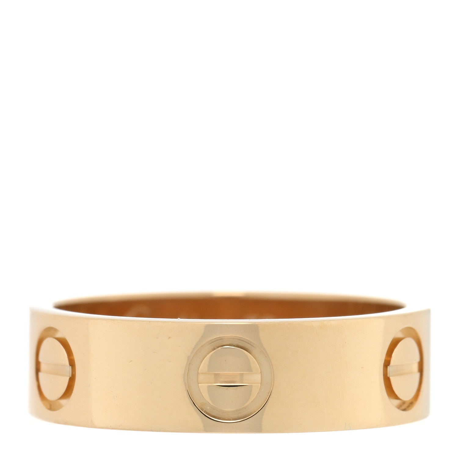 Cartier 18K Yellow Gold 5.5mm LOVE Ring 53 6.25 1 of 4