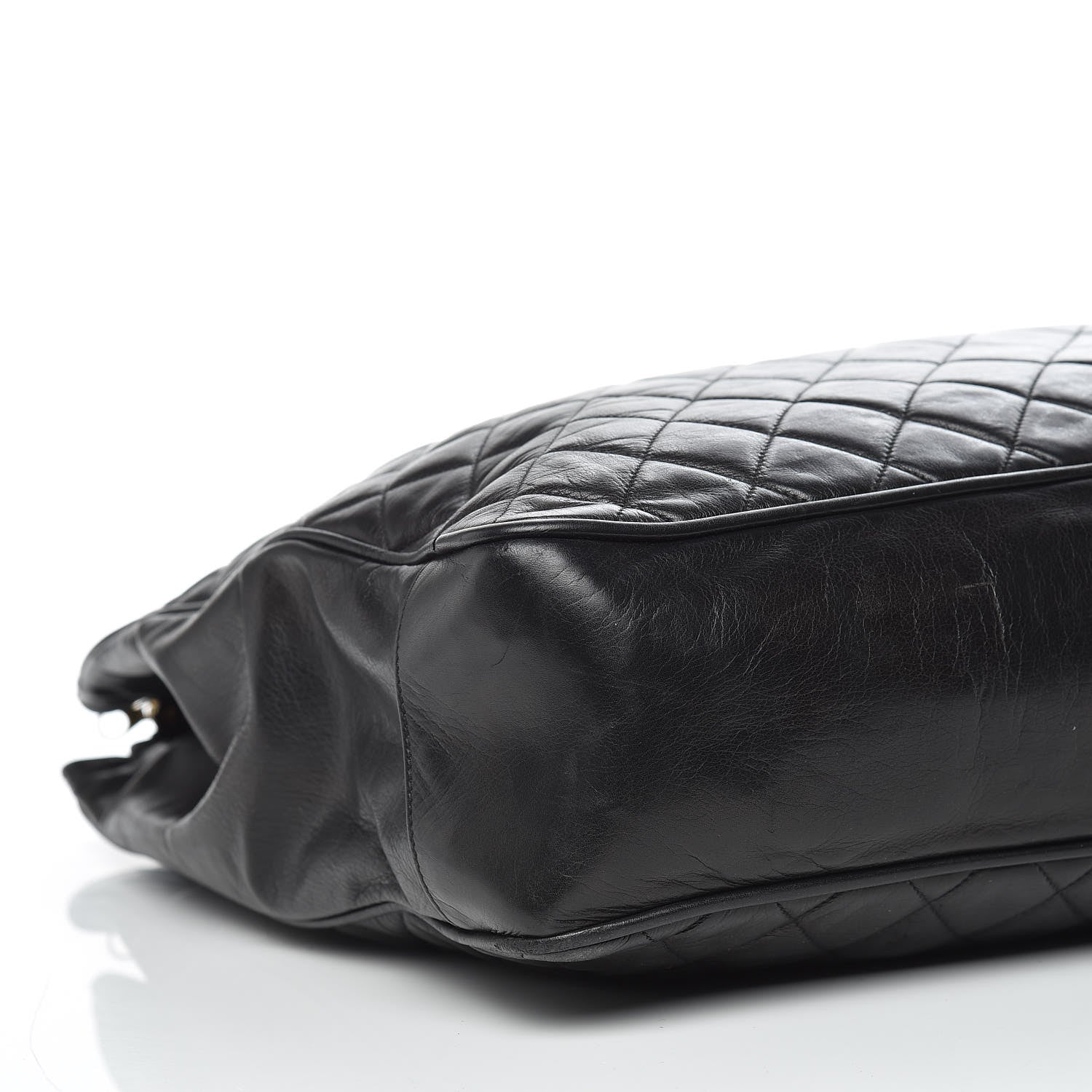 Chanel Lambskin Quilted Shoulder Bag Black 15 of 16