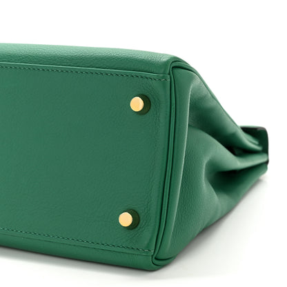 Hermes Evercolor Kelly Retourne 28 Vert Vertigo 10 of 15