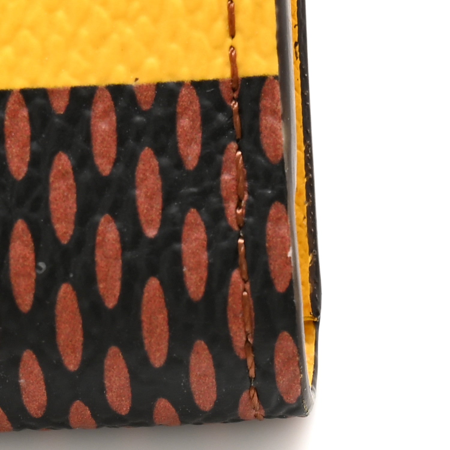 Louis Vuitton Damier Pop Pocket Organizer NM Yellow 7 of 8