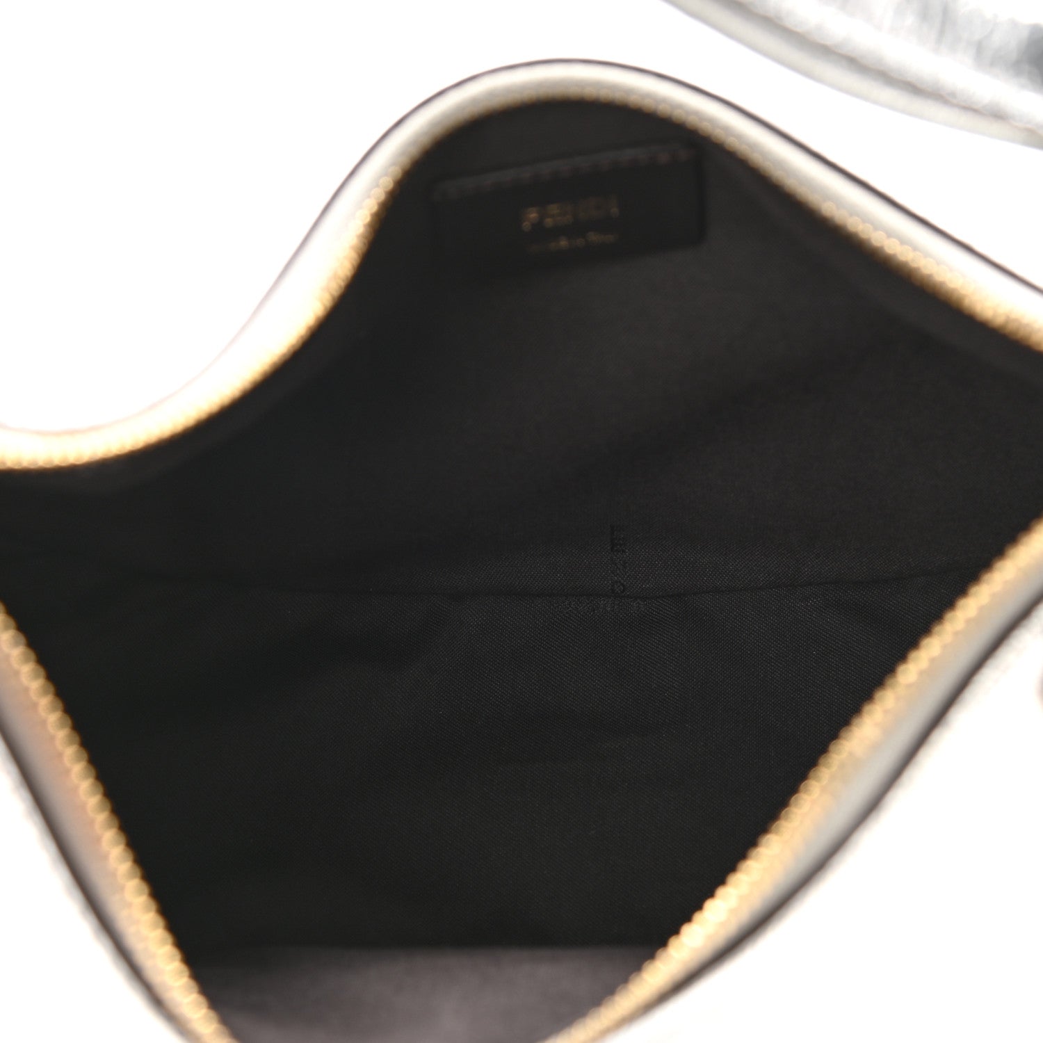 Fendi Rock Millenium Small Fendigraphy Hobo Bag Argento 5 of 10