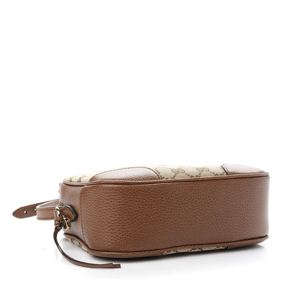 Gucci Monogram Mini Bree Messenger Bag Beige Tabacco 4 of 9
