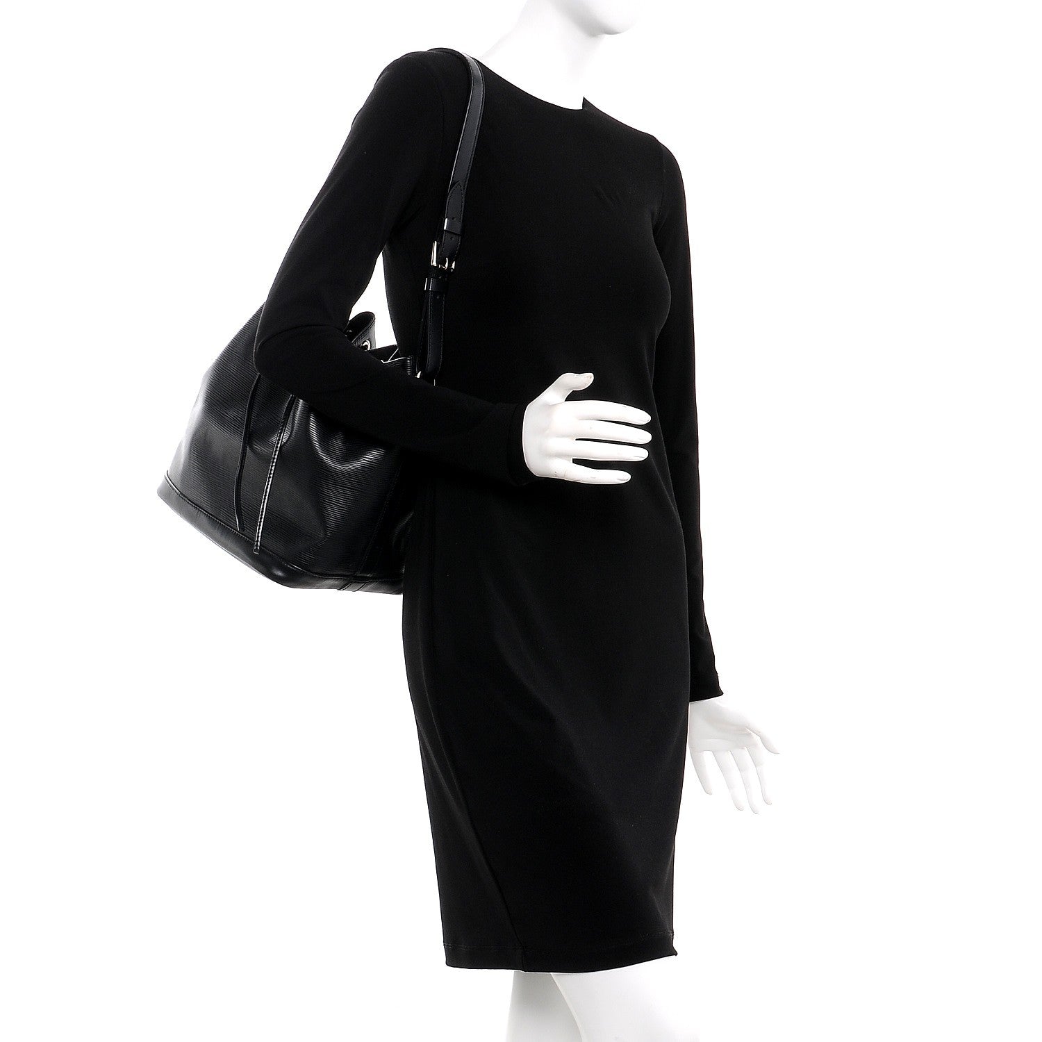 Louis Vuitton Epi Petit Noe NM Black 2 of 13